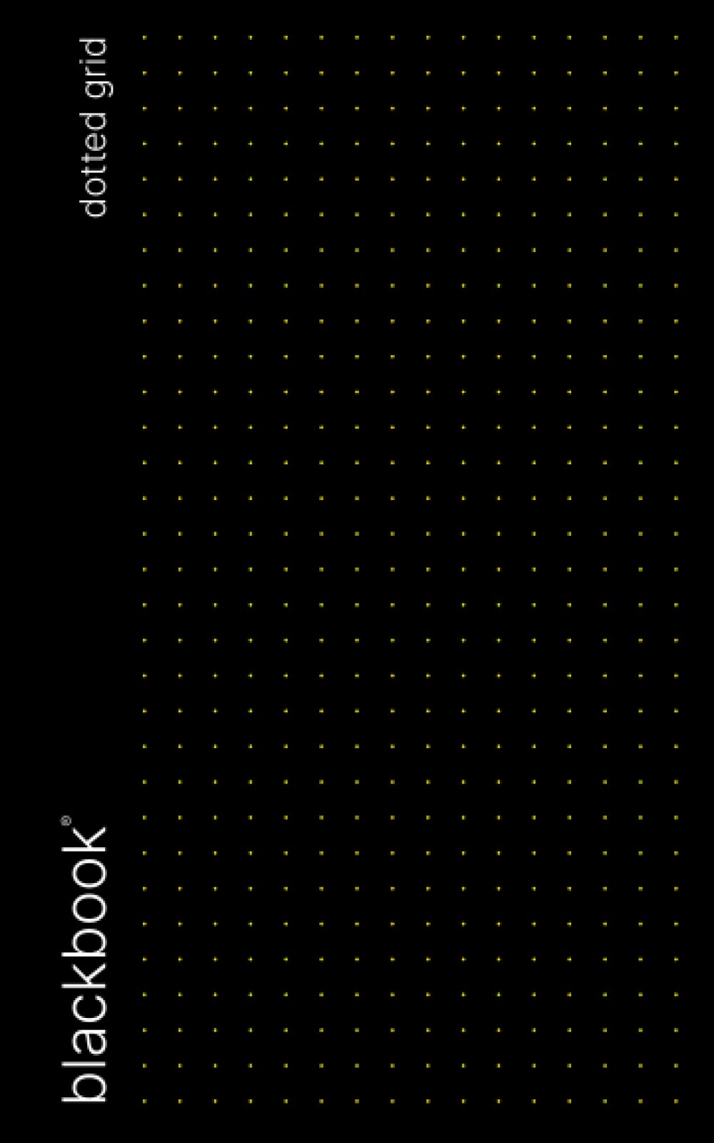 Dotted Grid by Blackbook (Blackbook Notes Sketchbooks)