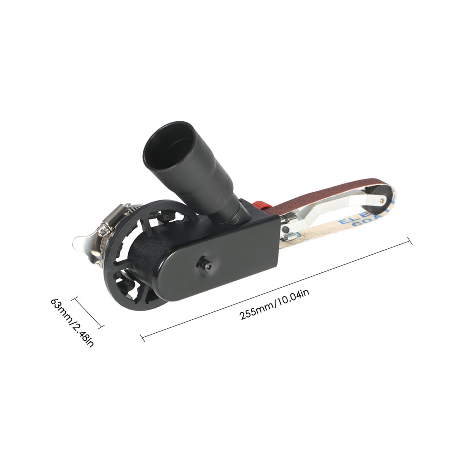 Szlifierka elektryczna Wielofunkcyjna Mini szlifierka DIY Adapter taśmy szlifierskiej pilnik taśmowy szlifierka taśmowa do 100 mm 4" Elektryczna szlifierka kątowa (M14)