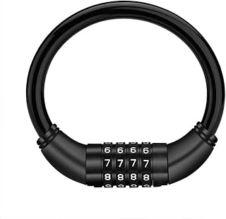 Bicycle Bassword Lock Home Gyms Password Mountain Small Anti-Theft Lock Password Lock Battery Portable Helmet Motorcycle Ring Portable Bicycle