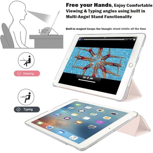 Image of DuraSafe Cases for for iPad Pro 12.9 inch 4th Gen 2020 Cover A2229 MY2H2HN /A MY2J2HN /A A2069 MXAT2HN /A MXAV2HN /A MXAU2HN /A MXAW2HN /A A2233 MY3K2HN /A MY3J2HN /A MXFY2HN /A - Light Pink