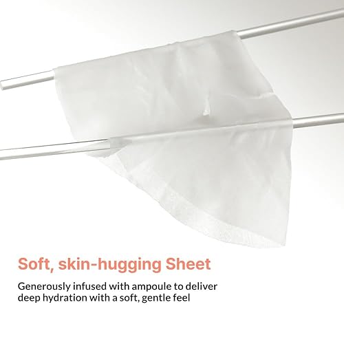 Miniatura 6 de Deep Comfort - Mascarilla facial en lámina, cuidado de barrera hidratante y calmante con savia de abedul, pantenol y cerámica vegana, cuidado de la