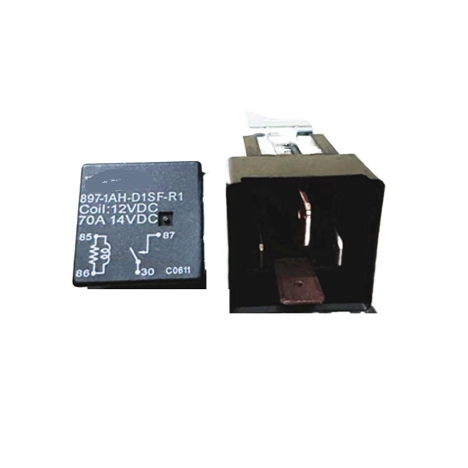 1 Pcs 897-1AH-D1SF-R1 12V Air Conditioning Fan 70A Power Car Relay HHZ 012-1H2T