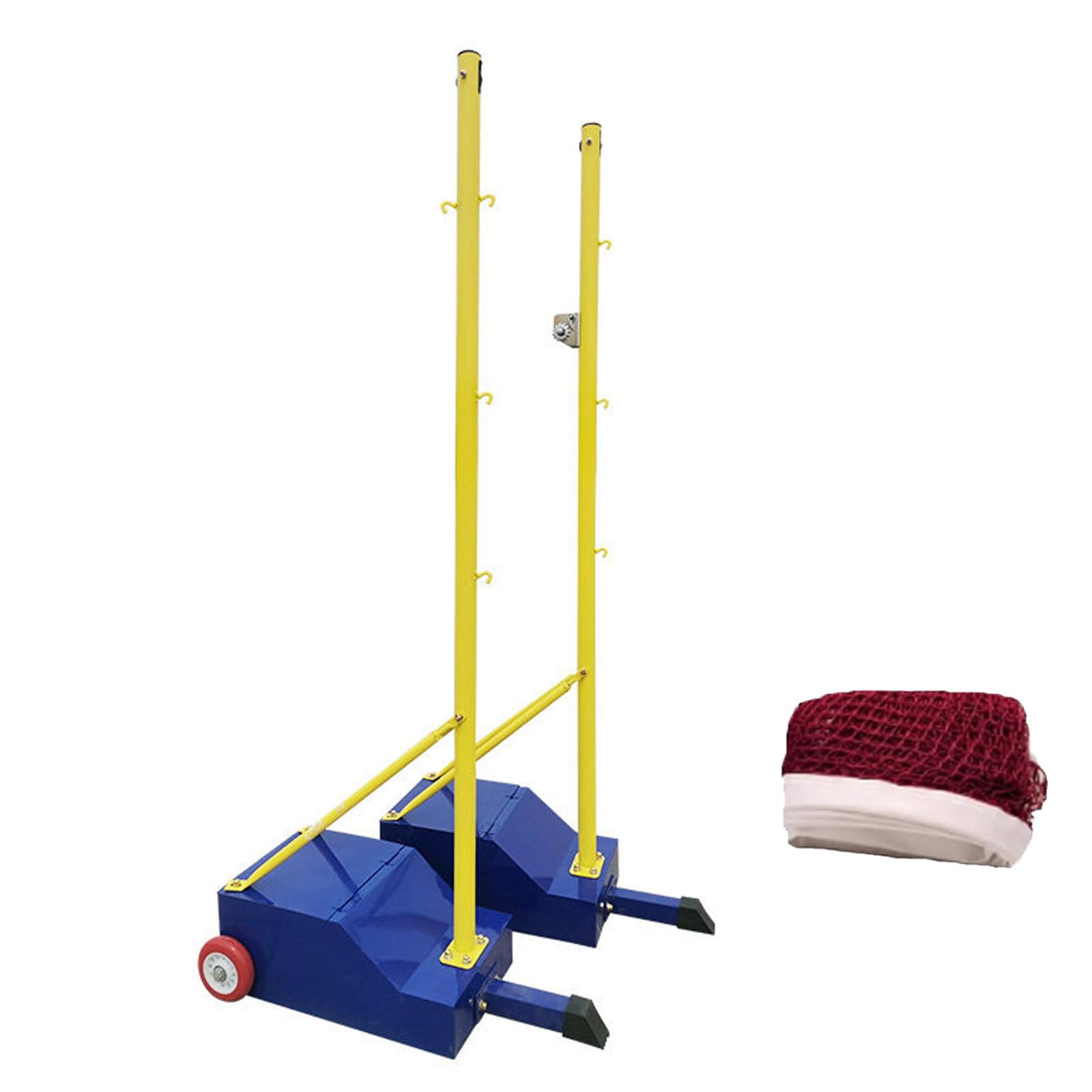 Rete da Badminton con Ruote per Giardino
