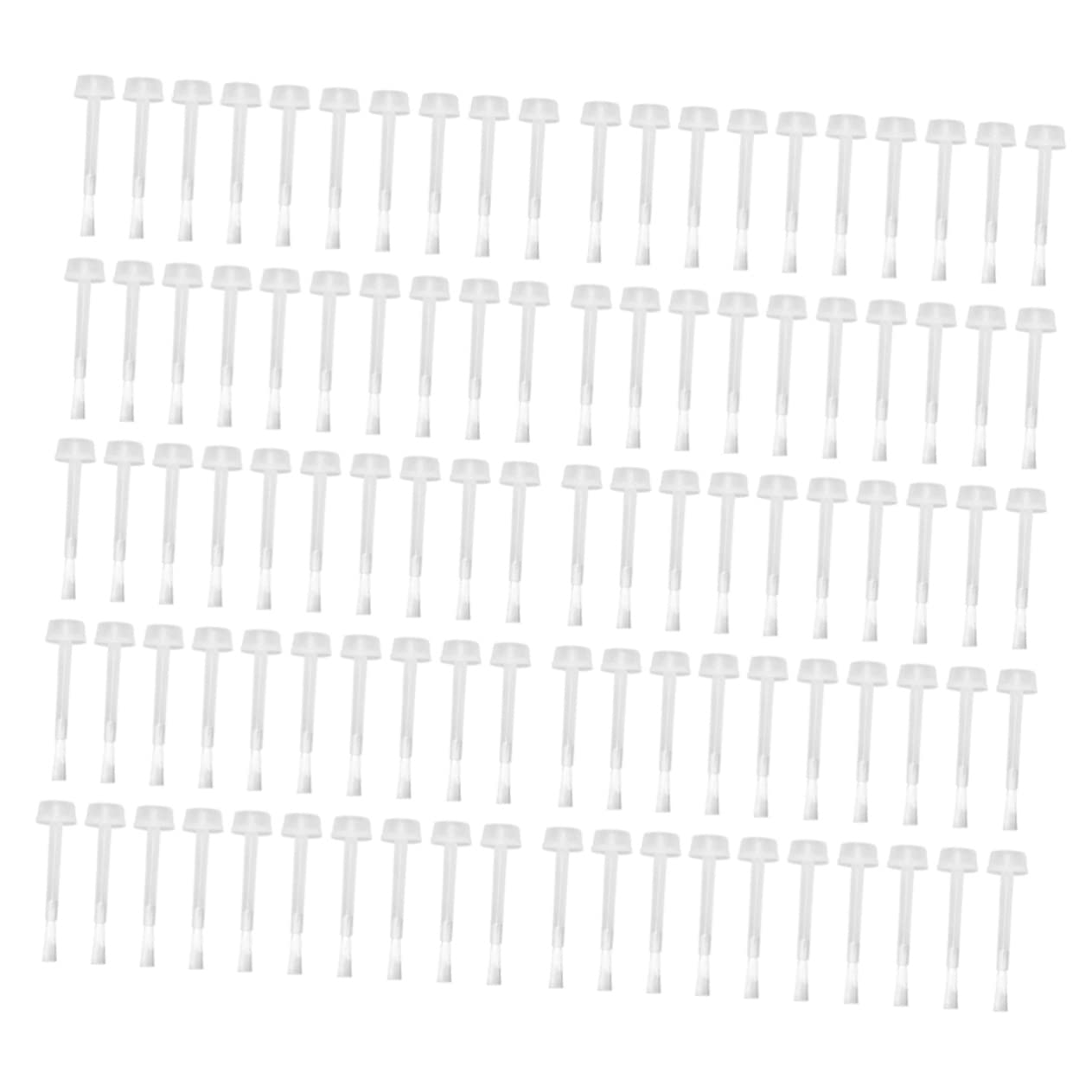 Pinceles para Esmalte de Uñas M09 400 Piezas Blanco Pp Nylon