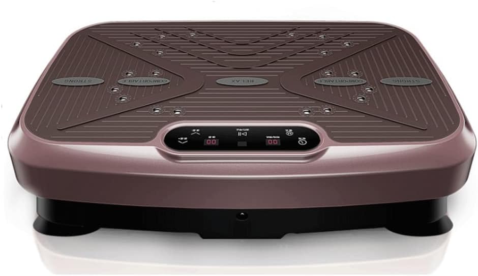 Mini Vibration Plate - Whole Body Vibration Platform Exercise Machine - Home & Travel Workout Equipment for Weight Loss, Toning & Wellness - User Weight 160lbs