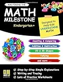 Mastering the Math Milestone (Kindergarten+): Comparing, Addition & Subtraction, 2D & 3D Shapes, Angles, Tallying, Charts and more