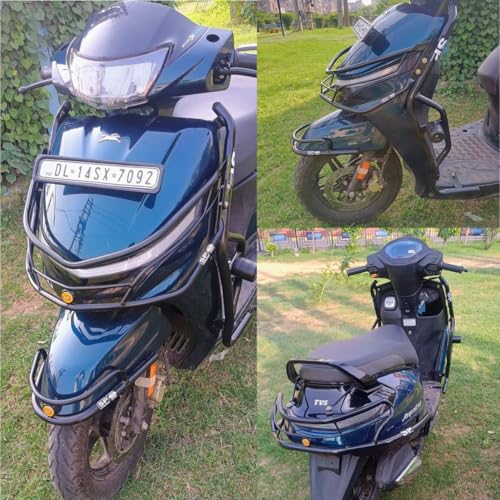 Image of Crash Guard for TVS Jupiter 113 CC BS6 Perfect FITTMENT for This Model TVS Jupiter 113 CC BS6 Heavy Quality Metal with Premium Powdered Coating