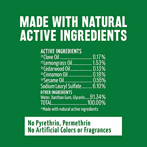 TropiClean Natural Flea & Tick Shampoos for Dogs Made in USA Kills