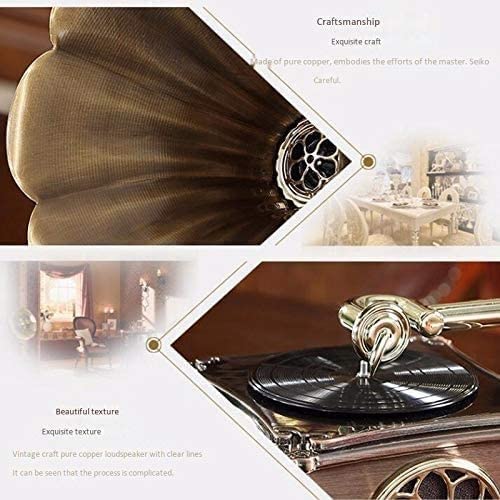 Classique rétro Antique phonographe Gramophone Platine Tourne-Disque Vinyle Haut-parleurs stéréo décoration de la Maison… - Les Beatles, Paul McCartney, John Lennon, RIngo Starr, George Harrison Classique rétro Antique phonographe Gramophone Platine Tourne-Disque Vinyle Haut-parleurs stéréo décoration de la Maison… – Image 7