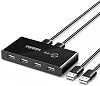 Ugreen 4 Port USB PC Switch Paylaşım Adaptörü