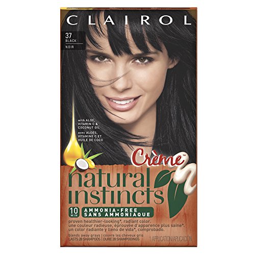 Clairol Natural Instincts Hair Color Creme 37, Espresso Creme, Black 1 Kit