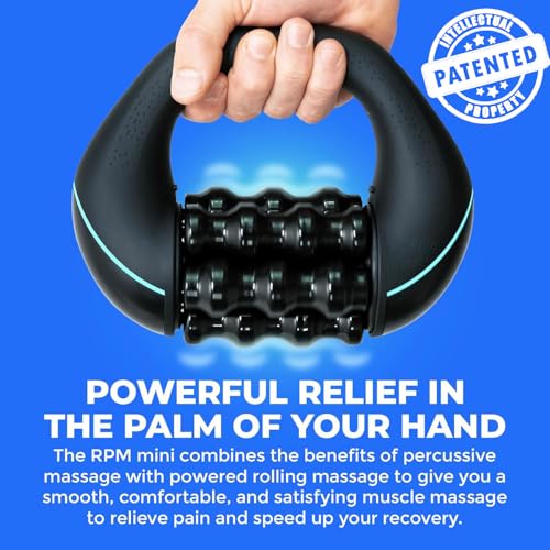 Image of Fulminare Rolling Percussive Massager, Percussive Therapy, Deep Tissue and Muscle Recovery, Body Massager for Pain Relief Percussion Massage Powerful 3-Speed Spin Full Body Relief, Neck, Shoulder, Back, Foot (King)
