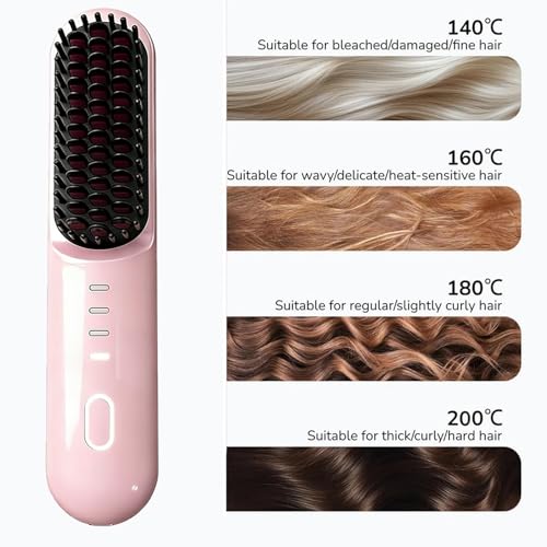 Cepillo Alisador Inalámbrico Go Brush Pro para Cabello Corto miniatura 4