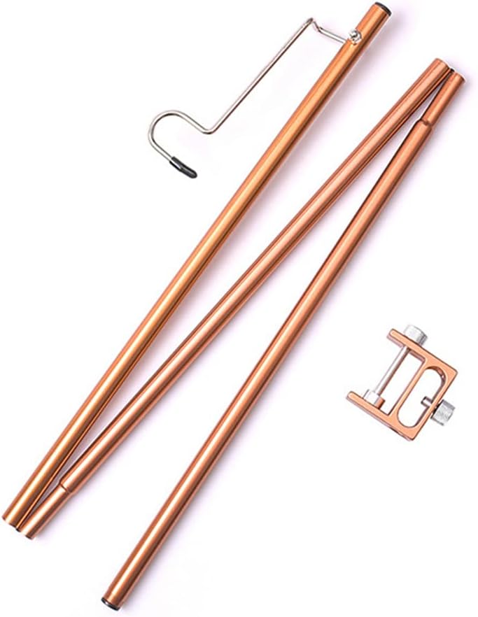 Stand Portable Lamp Stand Hook Foldable Light Holder for Fishing PicnicBBQ Outdoor Activities Camping Foldable Camping Aluminium Alloy Lightweight