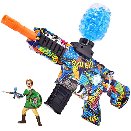 Uxsio Gel Splatter Water Balls Blaster, Automatic Splat Blasters Shooting Game, Kids Gift Ideas For 12 Years Old And Up #TOP4