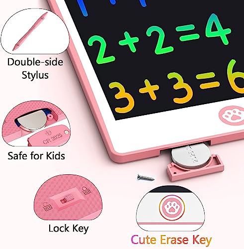image for Hockvill LCD Writing Tablet for Kids 8.8 Inch, Toys for Girls Boys Dra