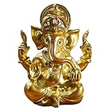 La statue de Ganesh est fabriquée en résine de haute qualité, respectueuse de l'environnement et durable.