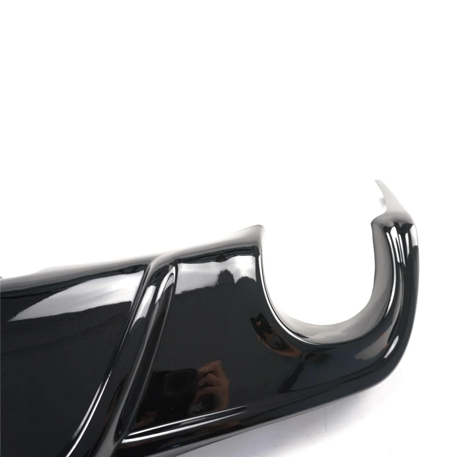 przedniego zderzaka Pasuje Do Lexus IS250 IS300 IS350 2006-2012 Dyfuzor Tylnego Zderzaka Samochodu Czarny Błyszczący/styl Włókna Węglowego(Glossy Black)