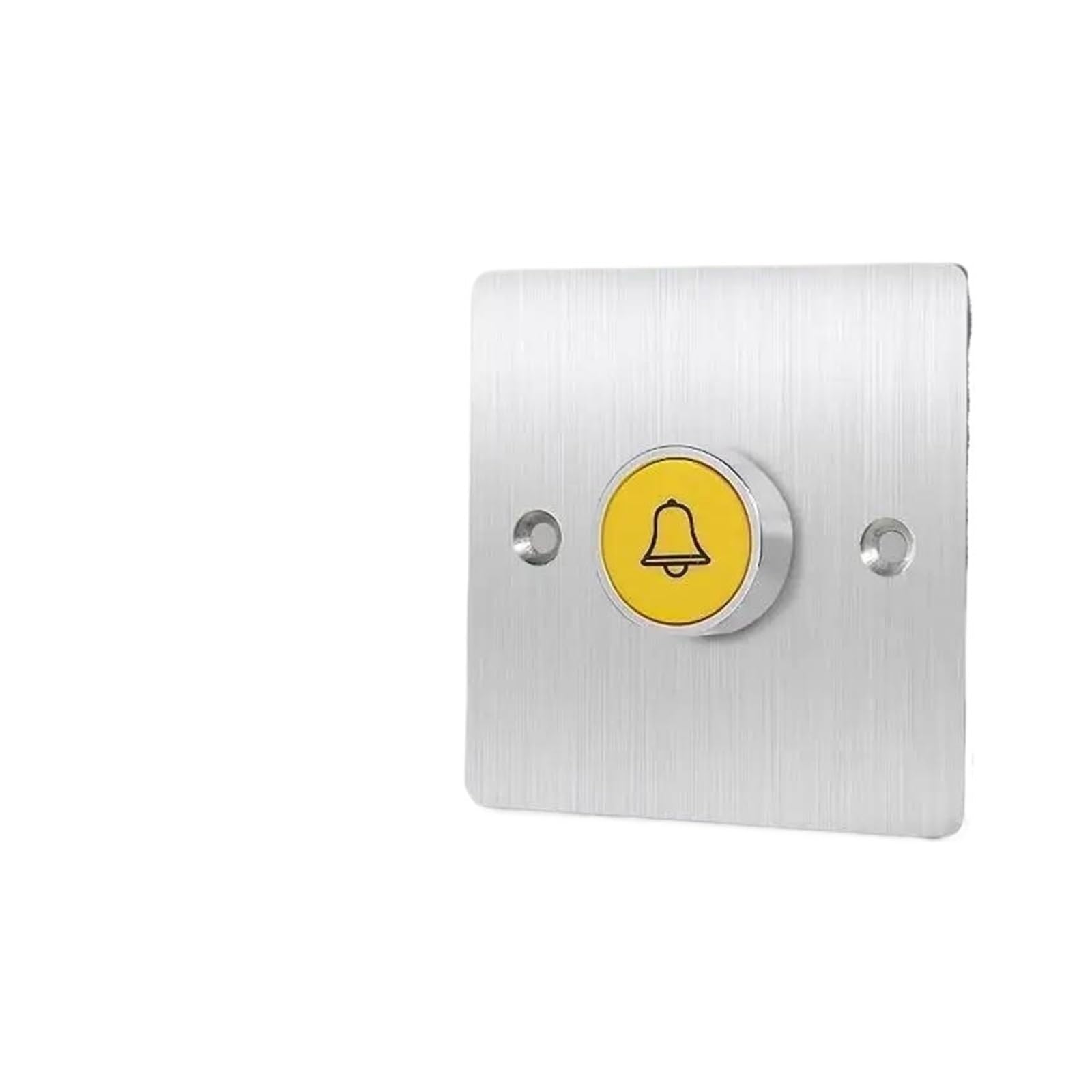 KFGWOPOYVY 86 Type Concealed Access Control Switch Panel Reset Small Exit Community Button Exposed Door Bell Switches(Plastic-Bell)