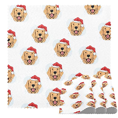 Set de table Chien de Noël résistant à la chaleur et antidérapant