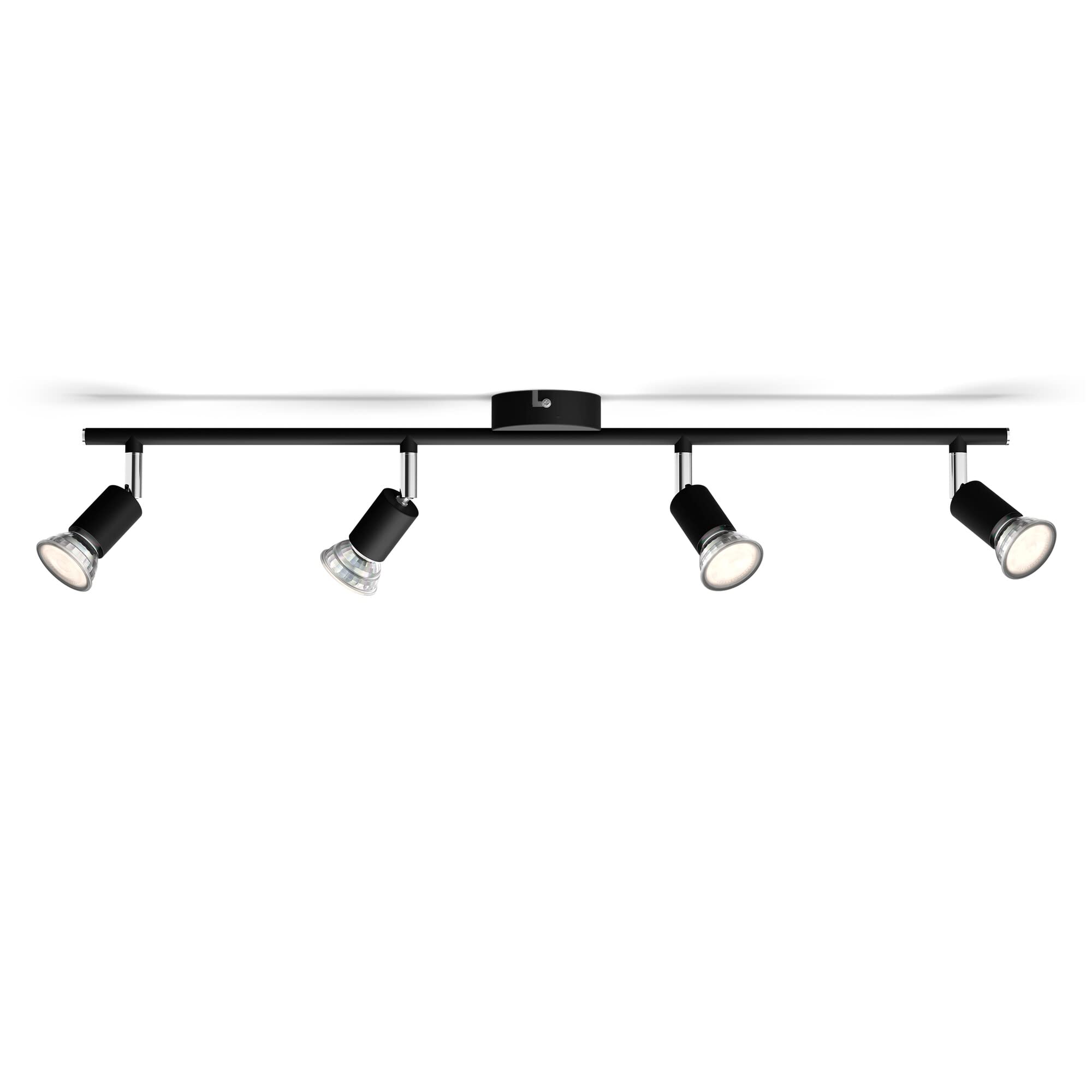 PHILIPS LED Faretto Integrato Limbali, 4 Punti Luce, 50W, Nero