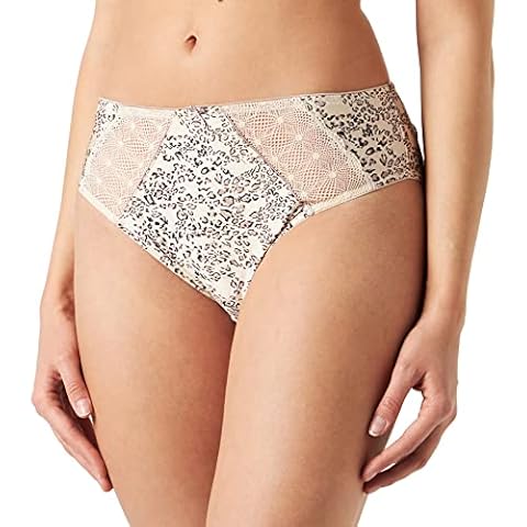 Sans Complexe Women's Tara 60PAH19 Slip, Imprime Animal Beige, 46 Cover