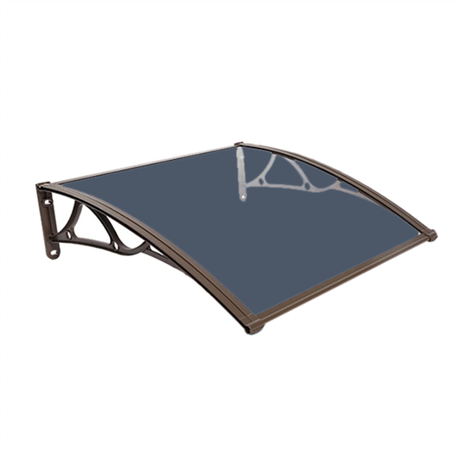 Auvent de fenêtre de patio extérieur en polycarbonate transparent rigide