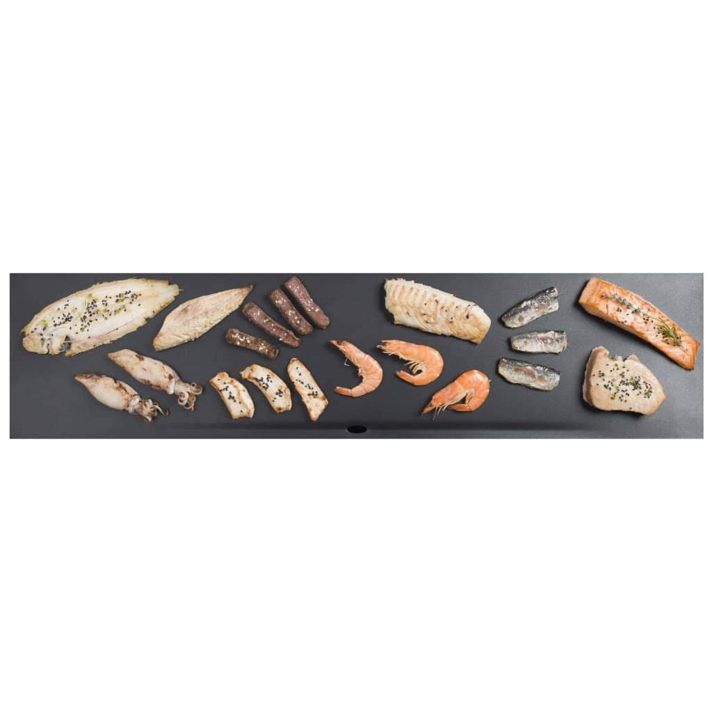 Bestron XXL Plancha electrica para cocinar en diseño ASIA, plancha cocina con revestimiento antiadherente, Parrilla eléctrica para hasta 8 personas, 1800 vatios, color: negro