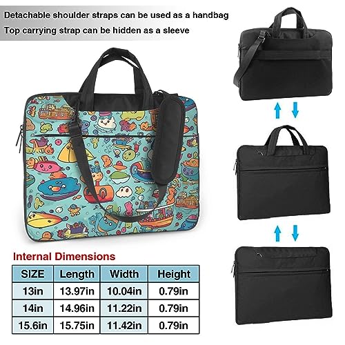 Sac à bandoulière pour ordinateur au design coloré et finitions renforcées - 2