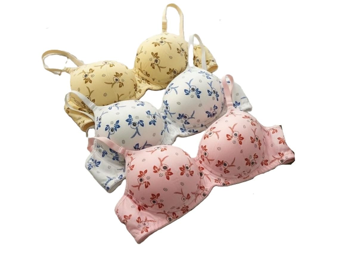 Women Bra Underwire Padded Adjustable Strap Lift Seamless Shaping Comfort Office Casual Gym-image-39