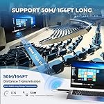 Echofy Wireless HDMI Transmitter and Receiver 165ft/50m,4K Decode 1080P 2.4G/5G Plug&Play Portable HDMI Wireless,for Streaming Video and Audio to Monitor from Laptop/TV Box/ PS5/ Xbox - Image 3