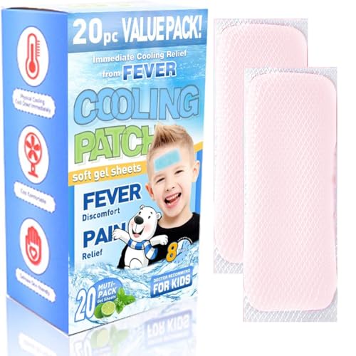 Coldcool Kühlpflaster für Kinder bei Fieber, Kopfschmerzen & mehr, 20...