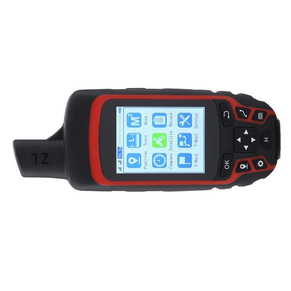 DEWIN Unidad GPS de Mano para Exteriores, A6 Navegador GPS de Mano USB Recargable Senderismo GPS Localizador Rastreador