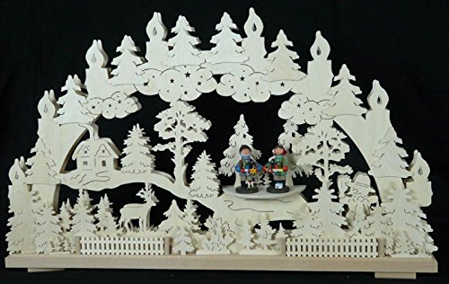 Lit électrique de voûte en bois Rudolphs Schatzkiste artisanat monts Métallifères 70x41cm