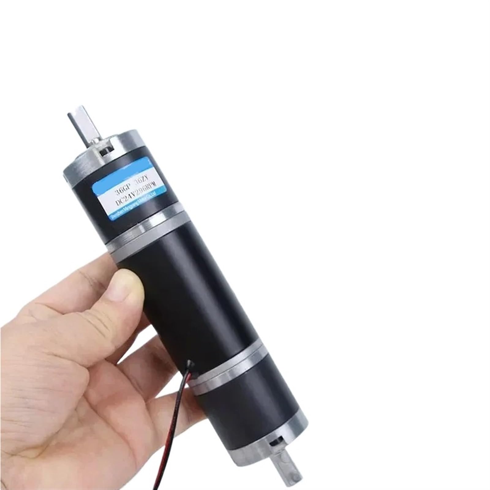 GNQUKEBWH 200kg.cm Double Shaft Planetary Gear DC Reduction Motor 12v24v 36-36ZY Micro Low Speed high Torque(8mm,24V 11RPM)