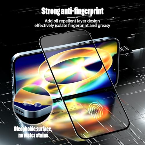 Image of Military Grade-Gorilla Tempered Glass Screen Protector-with 100% Fingerprint Sensor Working-Edge to Edge Full Screen Coverage-9H Hardness-With Easy Installation Kit-Black(Pack Of 1)-Compatible With Redmi Note 12 | Poco X5|Realme 10Redmi Note 12 | Poco X5 | Realme 10 Pro (6.67 Inch) Pro (6.67 Inch)