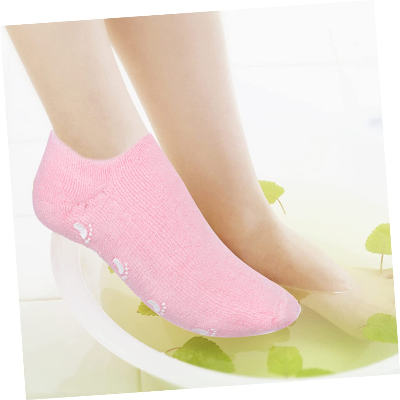 3paia Socks Idratanti Gel Per Dei Piedi Calze Termiche e Antiscivolo Per Spa e Riposo Riparazione Della e Talloni Screpolati