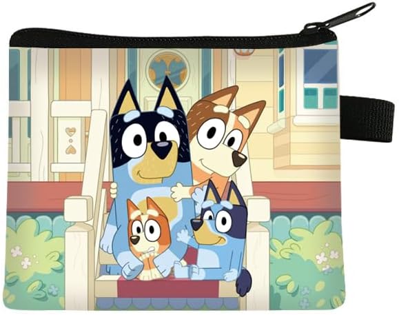 Bluey cartoon Element Girl's Wallet 13×11CM - Mini & Compact, Daily Commute Essential