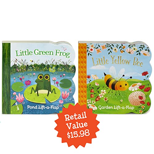 Image of Little Green Frog & Little Yellow Bee 2-pack - A Lift-a-Flap Board Book Bundle Set for Babies and Toddlers, Ages 1-4 (Chunky Lift a Flap)