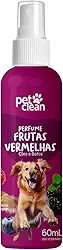 Perfume de para Cachorro Cães e Gatos Pet Clean- 60ml (Frutas Vermelhas)