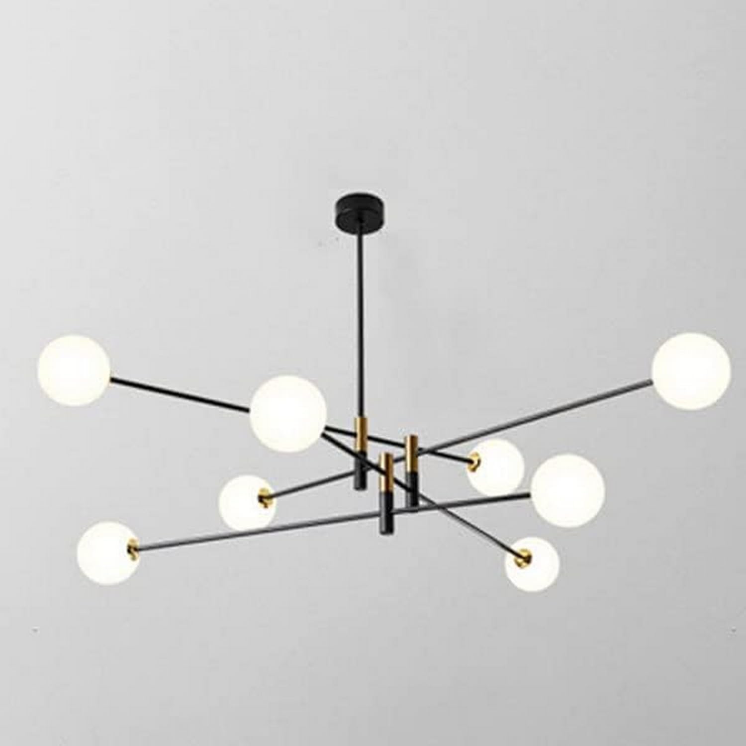 Lustre moléculaire moderne pour remplacer une lumière principale classique