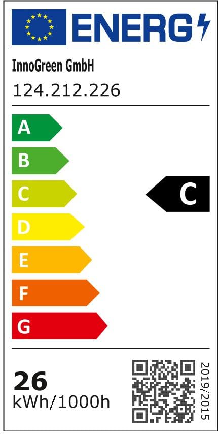 V-TAC 2 Metri Profilo in Alluminio per Strisce LED da Interno