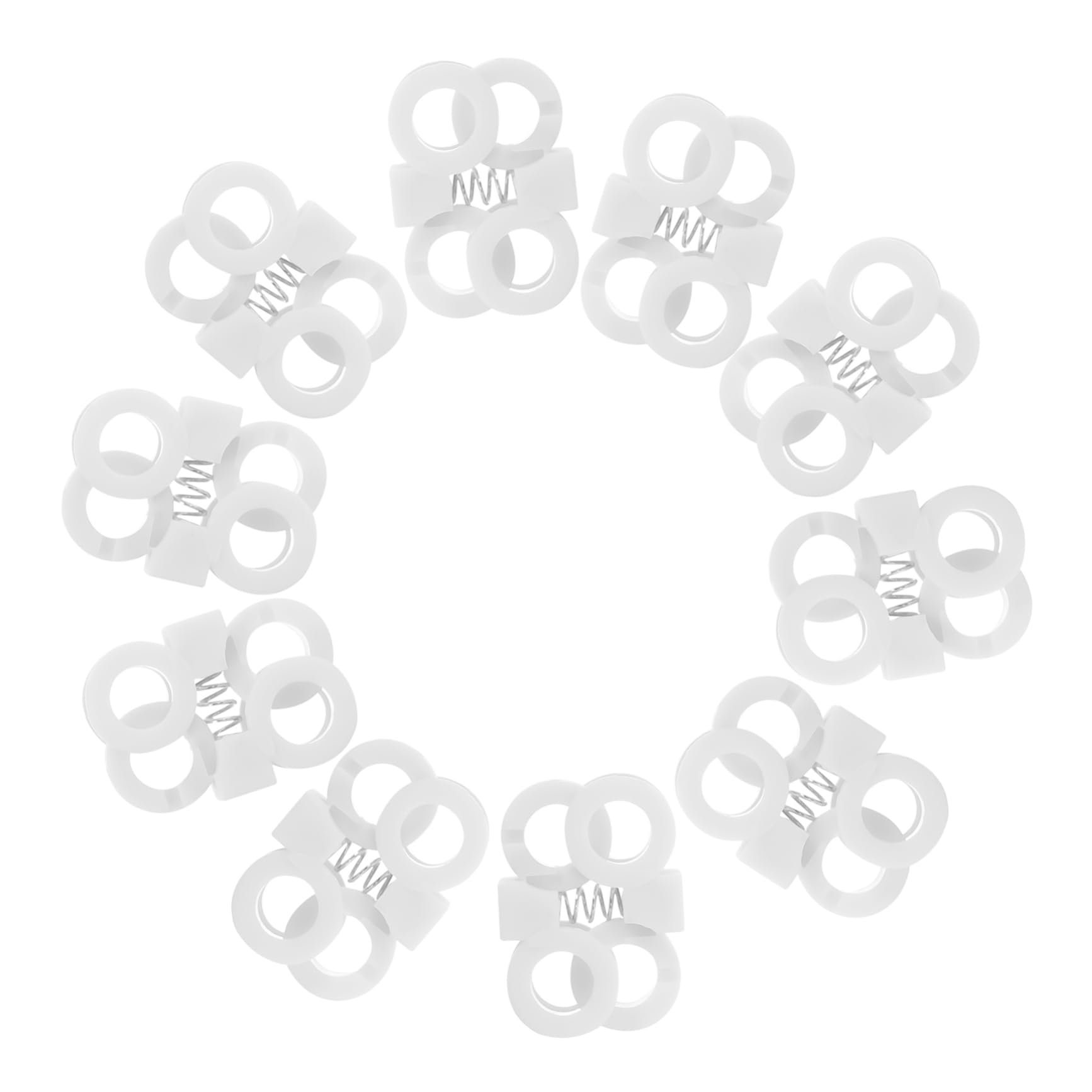 FOMIYES Pcs Shoelace Locks for Sneakers White Buckle Shoe Lace Buckles Locking Shoelace Retainer for Adults Boys and Girls