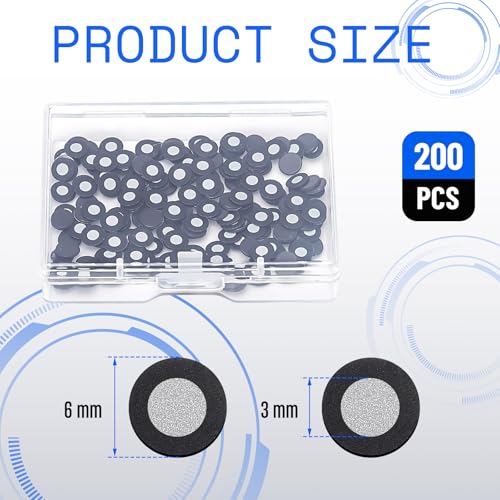 kingdder 200 pcs 3d magnetic tracking dot for scanner scanning reference point marker diffuse reflection positioning targets for 3d scanning inner 30 mm outer 6 mm