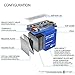 Mighty Max Battery YTX14-BS GEL Battery Replacement for Kawasaki ZZR1100 1993