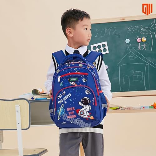 Image of Frantic Waterproof Polyester 26 L School Backpack School Bag Daypack Picnic Bag For Boys & Girl(4Zipper Parent)