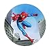 Dajar Piatti da Dessert Spiderman 19,6 cm Vetro, Rosso, Blu, 19.6 cm cm