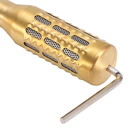 Miniatura 5 de Quemador de rollos Moxa, ANGGREK Big Brass Moxa Roll Burner Moxibustion Masaje Stick