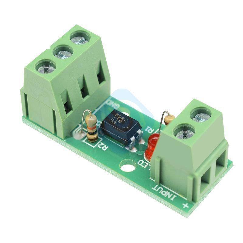 12V 1 Channel 1CH Optocoupler Isolation Isolated Board Module Rail Holder PLC Processors 80KHz PC817 EL817 Drive Motor Inverter