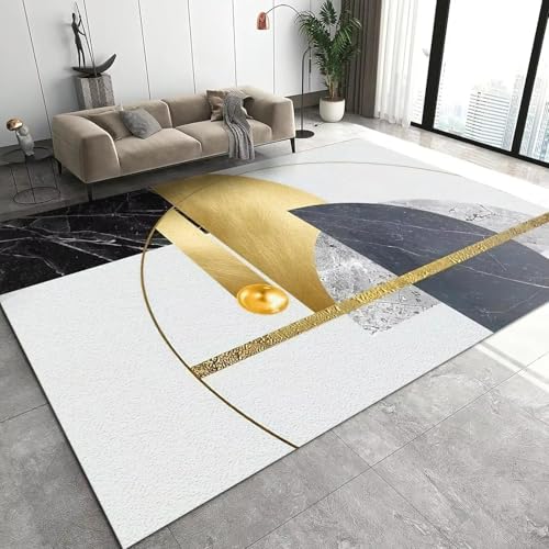 Tapis géométrique antidérapant résistant pour chambre d'enfant